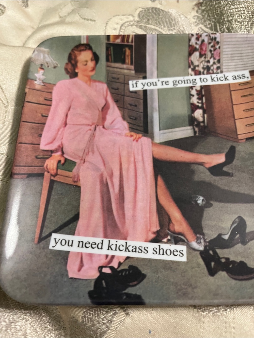 Kickass Shoes Retro plate  - Pink Cover